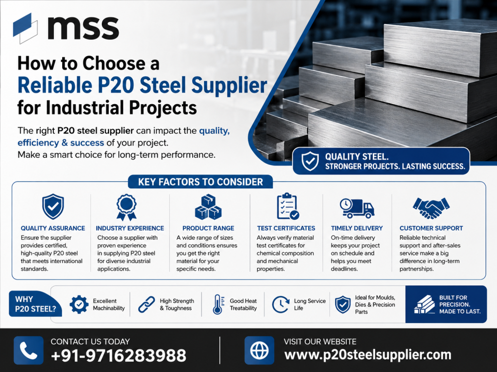 How to Choose a Reliable P20 Steel Supplier for Industrial Projects