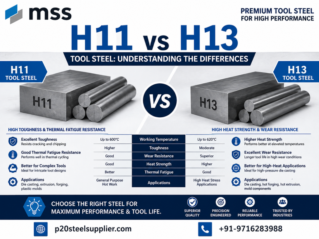 H11 vs H13 Tool Steel: Understanding the Differences