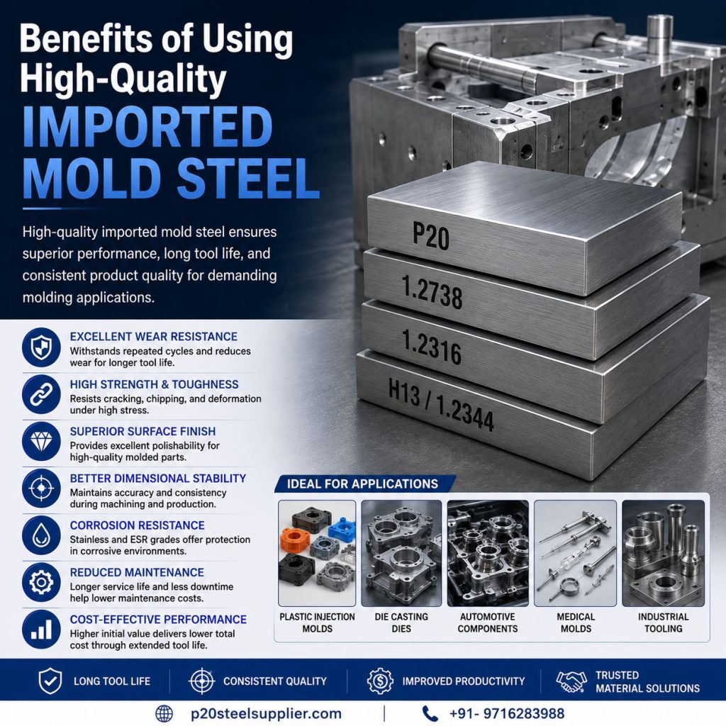 Benefits of Using High-Quality Imported Mold Steel