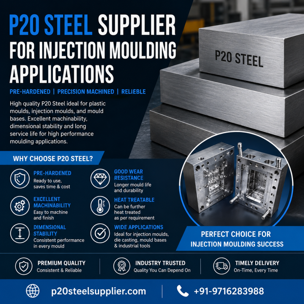 P20 Steel Supplier for Injection Moulding Applications