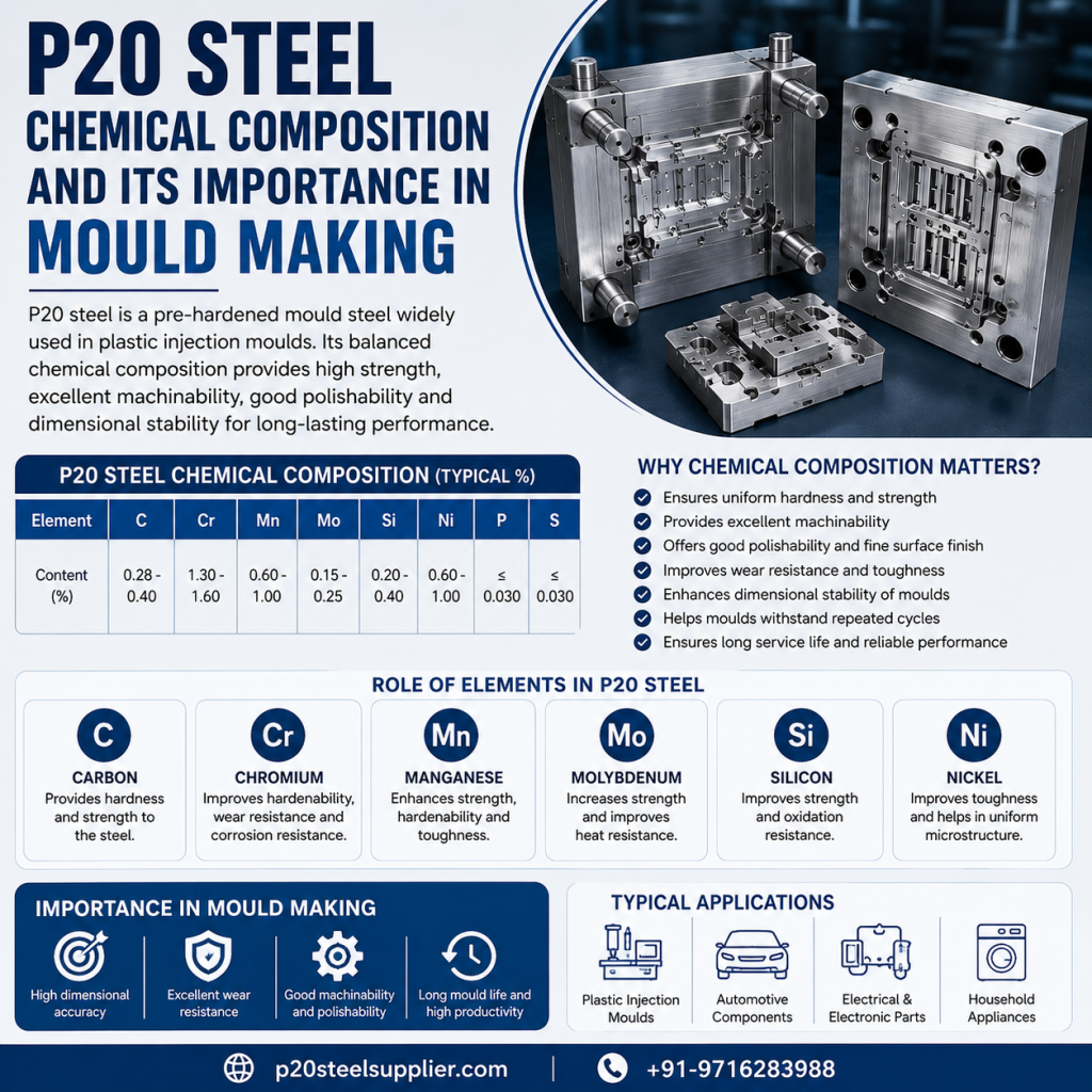 P20 Steel Chemical Composition and Its Importance in Mould Making