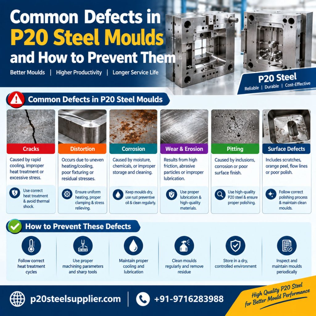 Common Defects in P20 Steel Moulds and How to Prevent Them