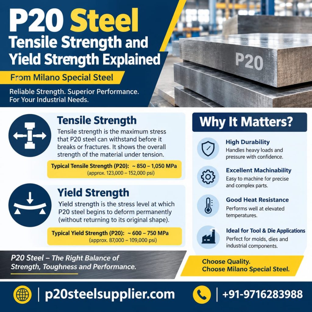 P20 Steel Tensile Strength and Yield Strength Explained