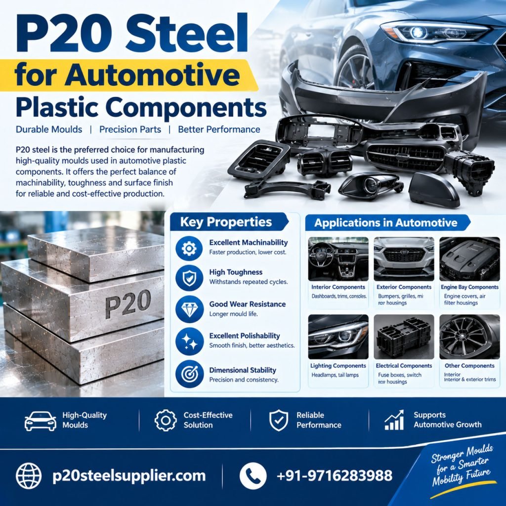 P20 Steel for Automotive Plastic Components